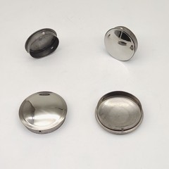 Round 304 Stainless Steel Blanking End Caps Tube Pipe Inserts Plug Bung 9-114mm