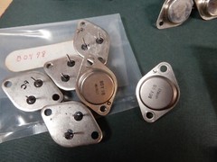 Amperex Lot of Vintage TO3 Transistors Some Germanium A705 BDY90 BDY11 BDY98 BDY