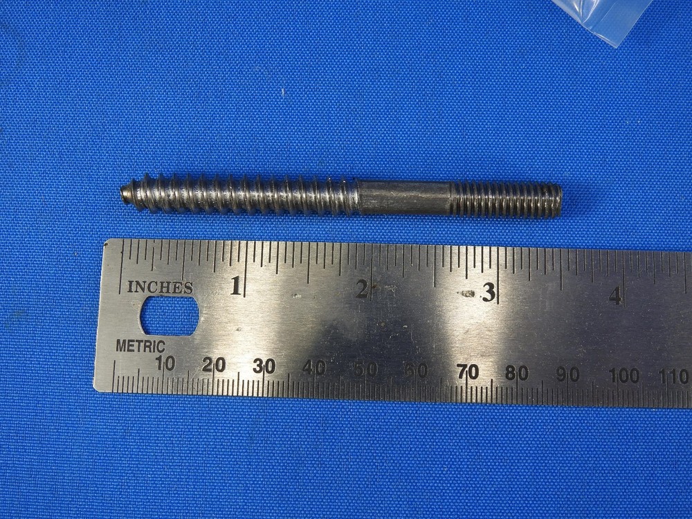 Steel 5/16″-18 x 3 1/2″ Coarse Thread Hanger Bolt – Lot of 15 Pcs.