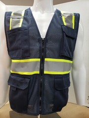 Two Tone High Visibility Reflective Safety Vest in various colors (X-Small-5XL)