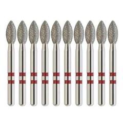 Dental Diamond Burs Football Ball Round End Taper Cylinder Zirconia Adjustment