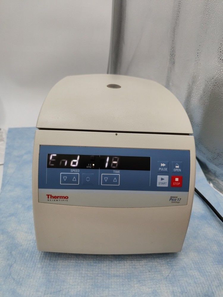 Thermo Pico 17 Centrifuge w Rotor w Lid 17000g 13.3 k rpm Tested Guaranteed
