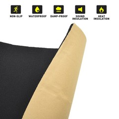 Suitable For Noise Reduction In Industral Sponge Rubber Sheet 12″×59″ 1Roll