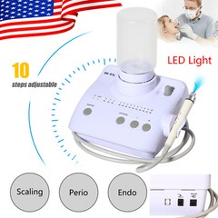 LED Dental Ultrasonic Scaler Handpiece 2*Bottles Fit Cavitron EMS Woodpecker