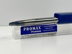 PROMAX USA 252-01614 1/4 x 3/8 x 1/4 x 6″ 3 Deg 2FL BN Carbide End Mill NEW 1pc