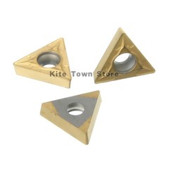 10pcs TCMT21.51 TCMT110204 Carbide Turning Inserts Lathe Cutter Blades