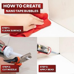 100% Waterproof Sealant – Clear Silicone Caulking 10-Pack