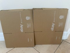 25 eBay Branded Heavy Boxes with White Logo 10″x8″x6″ Free Shipping