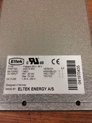 ELTEK 242072.600 MCU FLATPACK MCU 48 V PSU Working Free Shipping