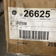 (4-Pack) GE LED12ET8/3/840 LED Light Bulb 12W 4000K, F25T8 Direct Replacement