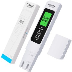 4 in 1 Digital Water Quality Tester – TDS/EC/Temperature（°C/°F）TDS white