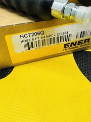 ENERPAC HC7206Q Hydraulic Hose 1/4” X CH604 6 ft. Fits P141 P142 P202 Pumps NEW!