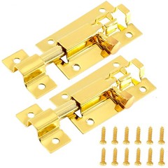 Zorfeter 2 Inch Barrel Bolt Latch, Stainless Steel Slide Door Latch Lock with…