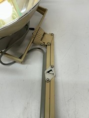 Vtg Burton 220 Industrial Medical Dental Wall Mount Exam Lamp Light Adjustable