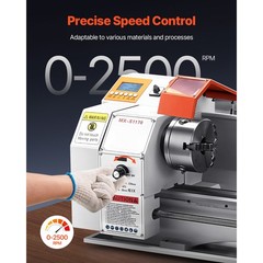 Uimoso Precision Bench Metal Lathe 8.7 x 39 in with Automatic Feed