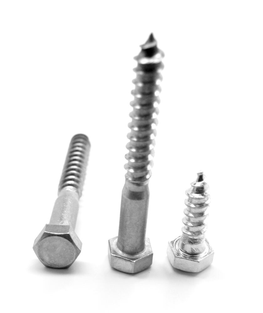 5/16″-9 x 6″ Hex Lag Screw Stainless Steel 18-8