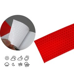 10Pcs Reflective Tape Waterproof Night Stickers for Car Truck Trailer
