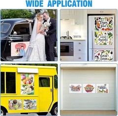 Blank Car Magnetic Sign Sheet 11.5×17.5 30 Mil Vehicle Door Magnet Roll Custom A