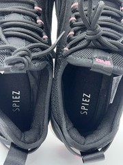 SPIEZ Women’s 8 Composite Toe Safety Shoes Black Pink Work Sneakers