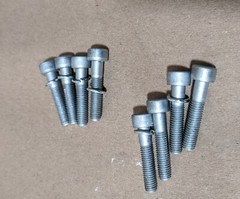 8-Pack Stainless Steel Socket Head Cap 5/32″ Allen Screw,Diameter #10, Length 1″