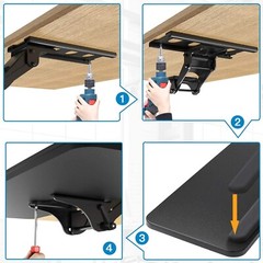 HUANUO Keyboard Tray Under Desk, 360