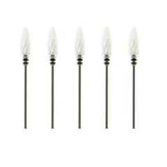 5PCS Dental cutter Zirconium Oxide Diamond Polisher for micro motor toothing XXC