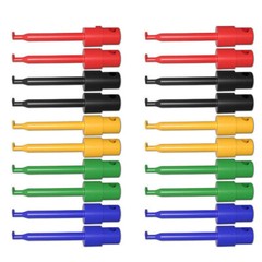 20PCS Lead Wire Kit Test Hook Clip Grabbers Test Probe SMT/SMD for Multimeter**