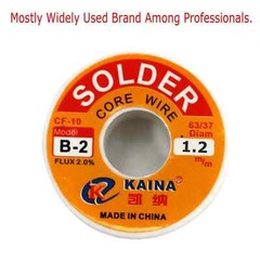 63-37 Tin Rosin Core Solder Wire Electrical Soldering Sn60 Flux .031″/1.0mm 50G