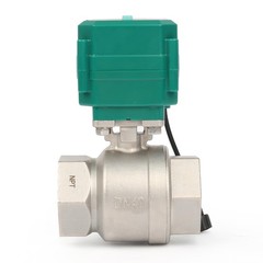 U. S. Solid Wifi Smart Motorized Ball Valve 1 1/2 in SS US Plug Manual Switch