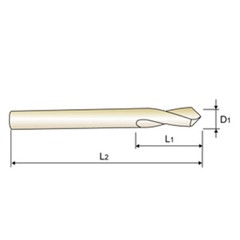 YG1 NC Spotting Drill 8% Cobalt HSS 3/4″ 90 Degree 0481L CNC Machine
