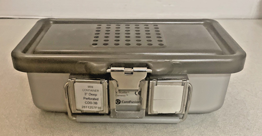 V. MUELLER GENESIS CD0-3B 10″ x 6″ x 3″ Mini Sterilization Container