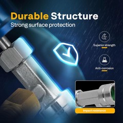 R1234yf Self Sealing Can Tap Valve w/ Tank Adapter for 1/4″ and 1/2″ AC Charging