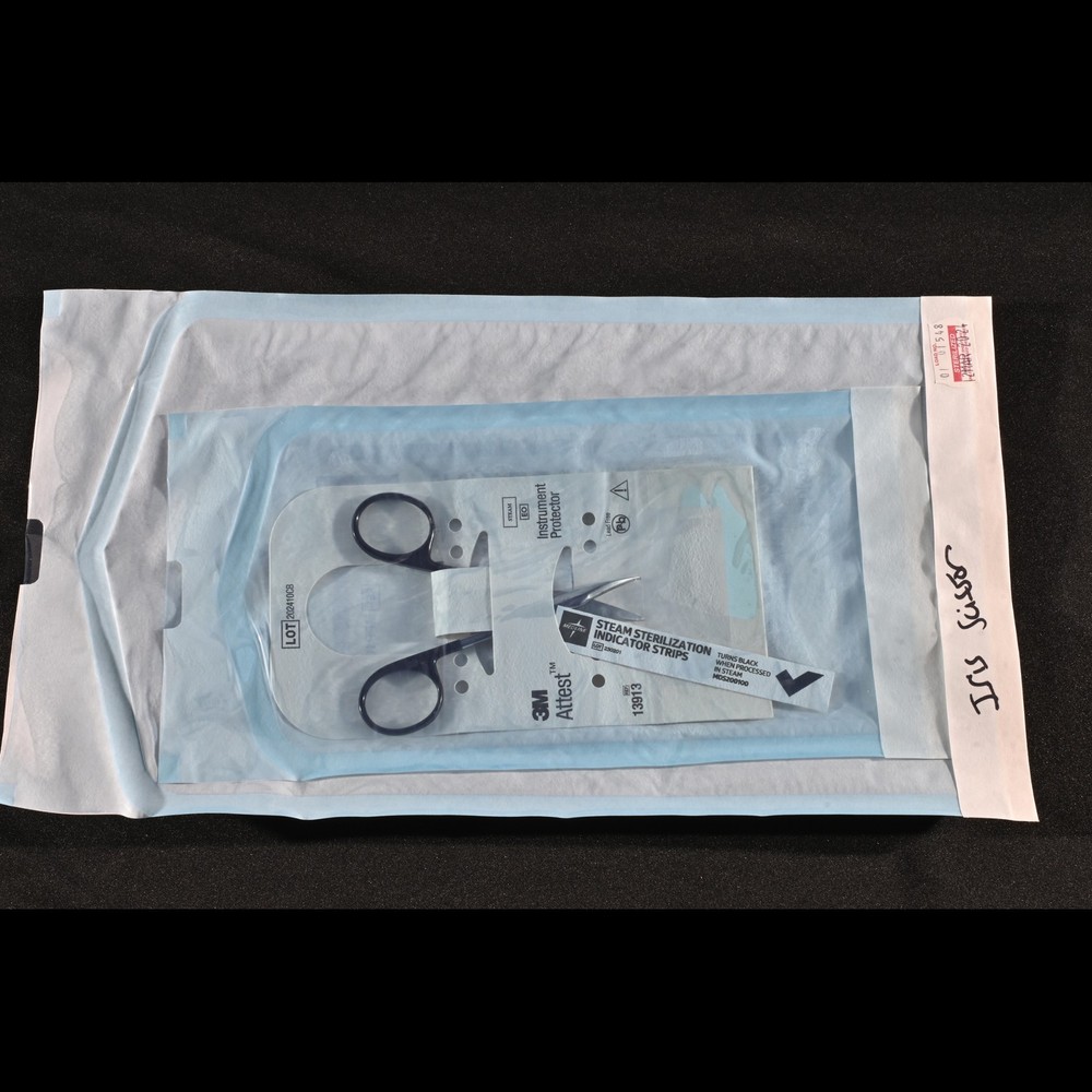 Aesculap BC901R Iris SuperCut Scissors Delicate Curved Sharp/Sharp 4 1/4 in