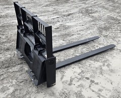 Pro Works 72″ Long 8,000 Pound Class III Pallet Forks Skid Steer Attachment