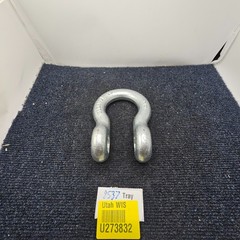 WLL 6-1/2 Ton 7/8 in. Forged Carbon Steel Shackle Without Pin