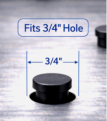 3/4” Rubber Hole Plug Push In Compression Stem Bumper Thick Panel Plug
