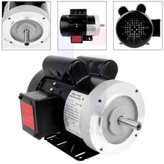 Electric Motor 3HP General Purpose Motor Single Phase 3450RPM 56C 208-230V TEFC