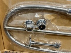 Regency 1.15 GPM Wall-Mounted Pre-Rinse Faucet with 8″ Centers and 44″ Hose