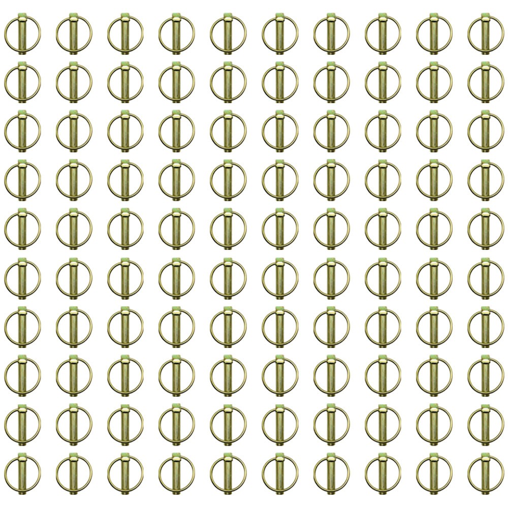 Qty 100: Lynch Pins (10 Packs of 10 Each) Fits Case Replaces A33509