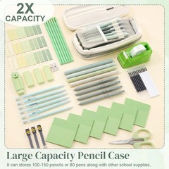 Eersida 81 Pcs Aesthetic School Supplies with Pencil Case, Pastel Highlighter…