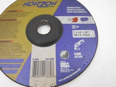 Norton 66252917880 Depressed Center Cup Grinding Wheel, T27, 7×1/4×7/8, CA/ZA