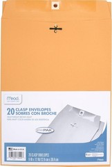 Secure 9″ x 12″ Brown Kraft Clasp Envelopes – 20 Pack for Reliable Mailing
