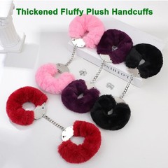 Handcuffs Fluffy with Keys, Fuzzy Sweater Hand Cuffs Set For Women Adult Coup…