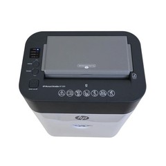 HP – Paper Shredder Micro Cut, 100-Sheet Auto Feed, Shreds Credit Cards & Sta…