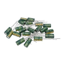 20pcs 35V 100UF Capacitor 6X12MM(0.24×0.47in) High Frequency Aluminum
