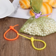 8 Inch Colorful Silicone Cable Ties, 20Pcs Reusable Zip Ties Adjustable Multi…