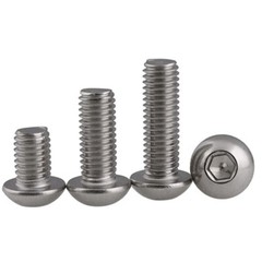 M2 2mm M2 -0.4 Metric 304 Stainless Steel Hex Socket BUTTON HEAD Screws Bolt A2