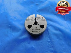 9 40 NS 2 THREAD RING GAGE #9 .177 NO GO ONLY P.D. = .1584 .1770 INSPECTION