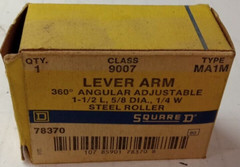 NEW SQUARE D 360º ANGULAR ADJUSTABLE STEEL ROLLER LEVER ARM 9007MA1M