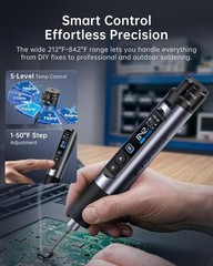 FNIRSI HS-03 Cordless Soldering Iron USB-C Rechargeable 2600mAh 5 Temp Setting